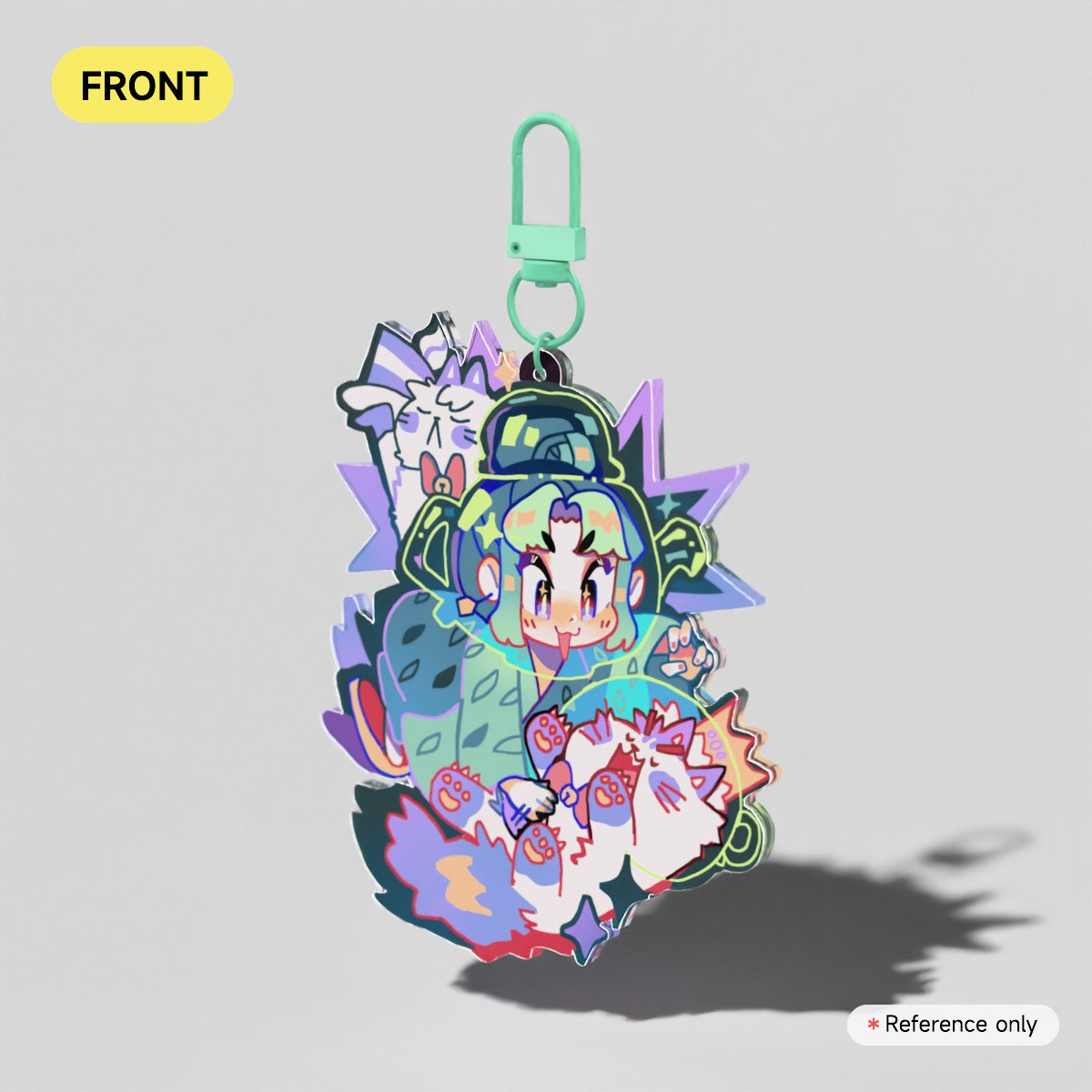 Tea Boy Keychain